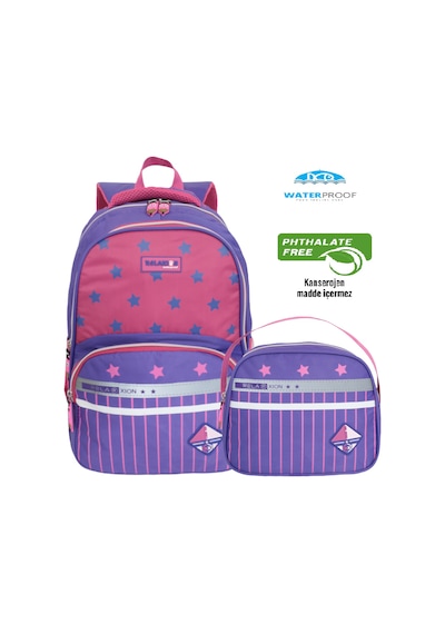 Kidessa 1044 Anatomik İlkokul Çantası - NKT01044-Mor Pembe-TEK EB