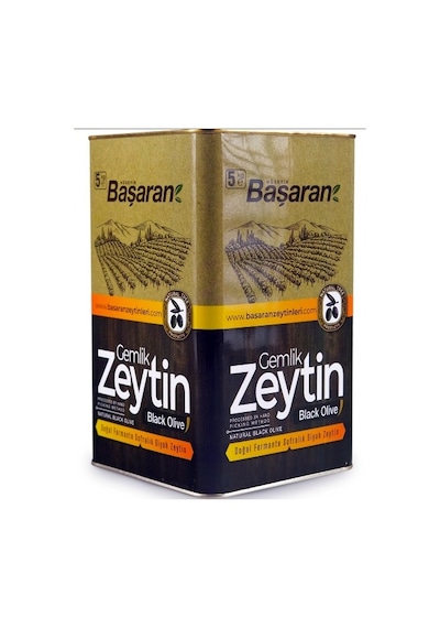 Başaran Gemlik Yağlı Süper Siyah Zeytin 5 KG