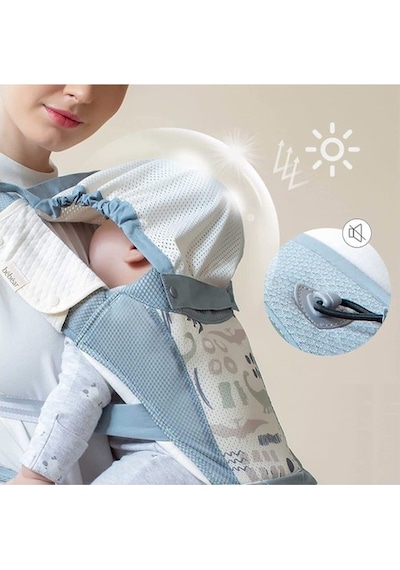 Bebear Store Bebek Taşıyıcı 0-36 Ay Için 3d Air Mesh Sırt Çantası Portbebe Çok Renkli
