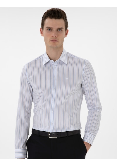 Pierre Cardin Erkek Mavi Gömlek Desenli 50304538-vr036 Mavi