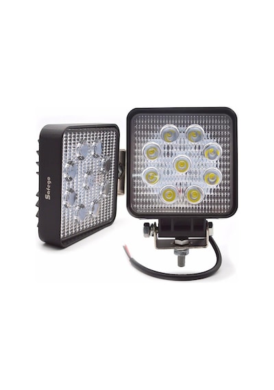 10 Adet 9 Led Off Road Çalışma ve Sis Lambası 12 / 24 Volt