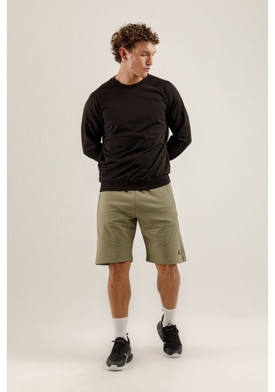 Airlife Saturn Ur7 Pro I Sıfır Yaka Erkek Sweatshirt Siyah
