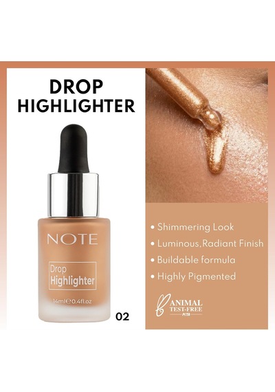 Drop Highlighter Likit Aydınlatıcı 02 Charming Desert Çok Renkli