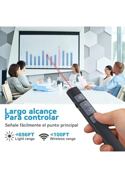 Sunum Kumandası Laser Pointer Kablosuz Lazer Sunum Kalemi Tak Çalıştır Y60