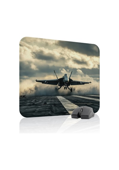 Airplane Uçak Kaymaz Dikişli Kauçuk Oyuncu Mousepad V3 - 48x40 Xl Gaming Mouse Pad Fare Altlığı