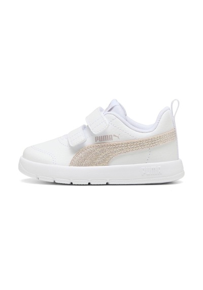 408382-01 Puma Courtflex V3 Glitz V Inf Bebek Spor Ayakkabı Beyaz 408382-01