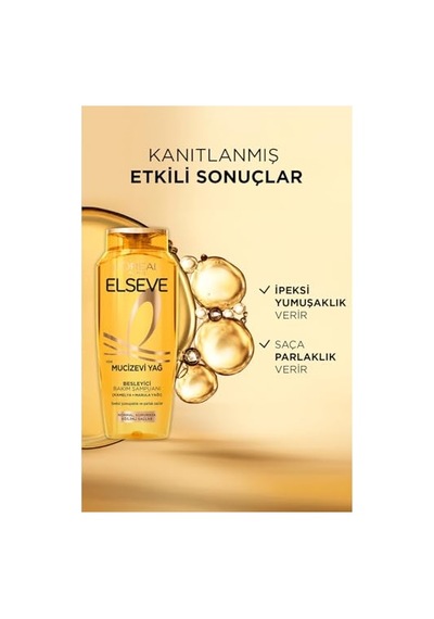 L'oreal Paris Elseve Mucizevi Yağ Besleyici Bakım Şampuanı 300 Ml