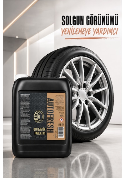 5 Litre Profesyonel Araç Bakım Seti Lastik + Şampuan + Jant + Torpido