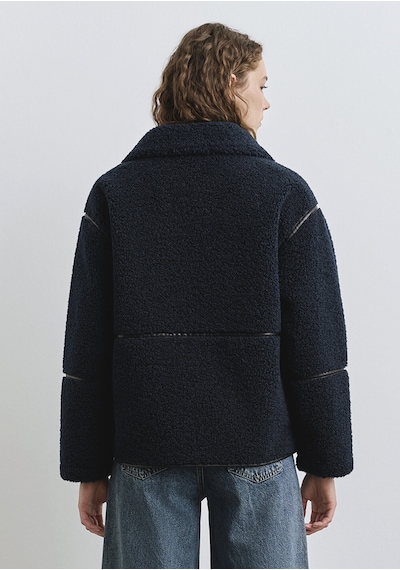 Mavi - Lacivert Sherpa Ceket 1110719-90372 Lacivert