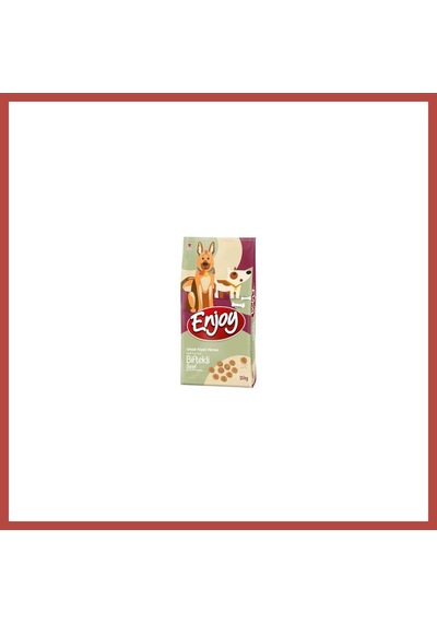 Enjoy Biftekli Yetişkin Köpek Maması 15 Kg Erdotıca