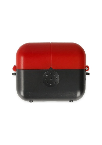Newface Airpods Uyumlu 3 3.nesil Basmalı Kılıf Csmtex - 39 - Siyah-kırmızı
