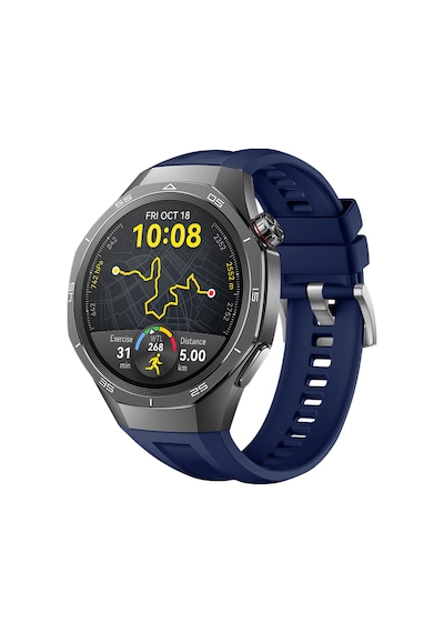 Huawei Watch Gt5 Pro 46mm İle Tam Uyumlu Kordon Metal Tokalı Yumuşak Silikon Kordon Kayış