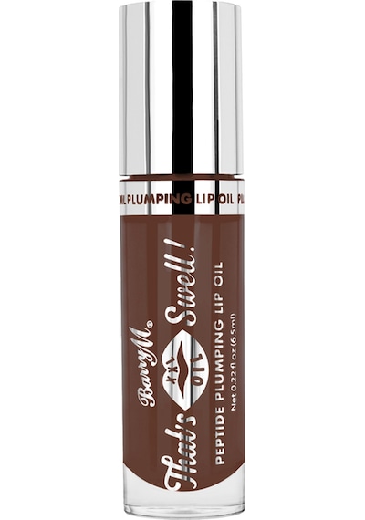 Barry M That's Swell Peptide Dudak Lip Gloss Set Lip Liner Ve Lip Gloss Hazelnut Haze Saf Ve Doğal Kahverengi