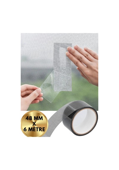 48mm X 2 Metre 3 Adet Fiber Tül Yaması -gri Yapışkanlı Sineklik Tamir Bandı Delik Kapatıcı Sinek Kovucu Tül Tamir Yapışkanı 48mm X 2 Metre 3 Adet Fiber Tül Yaması -gri Yapışkanlı Sineklik Tamir Bandı Delik Kapatıcı Sinek Kovucu Tül Tamir Yapışkanı