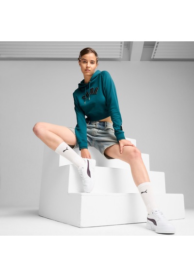 Puma Classics Relaxed Kadın Yeşil Sweatshirt627484