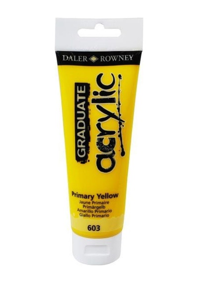 DALER ROWNEY 603 GRADUATE AKRİLİK BOYA PRİMARY YELLOW 120 ML