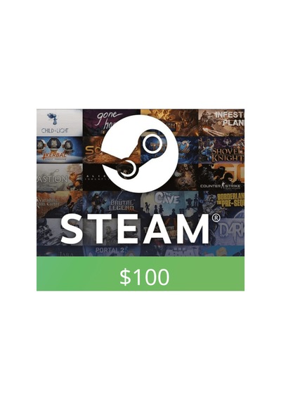Steam Cüzdan 100 Usd Hediye Kartı Gift Card