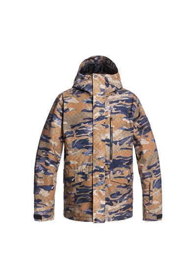 Quiksilver Mission Print Jk Snowboard Kaban Eqytj03267-Cqw1-Kahverengi-Xs