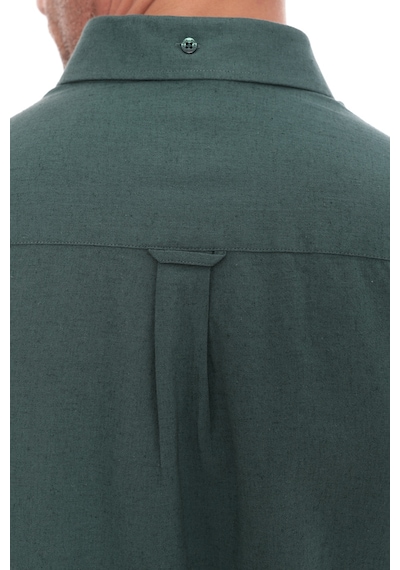 Slim Fit Uzun Kol Yaka Düğmeli Nefes Alan Keten Hediye Kutulu Erkek Gömlek Fs-004548 - Koyu Yeşil-3225 Slim Fit Uzun Kol Yaka Düğmeli Nefes Alan Keten Hediye Kutulu Erkek Gömlek Fs-004548 - Koyu Yeşil-3225