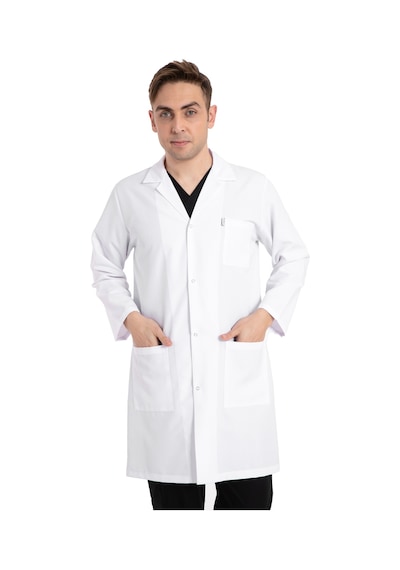 Beyaz Önlük Erkek Model Alpaka Kumaş Ep-01