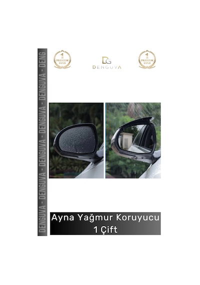 Aynakoruyucu Araba Yan Ayna Yağmur Koruyucu Estetik Karbon Tasarım Koruyucu Siper Karbon Desenli
