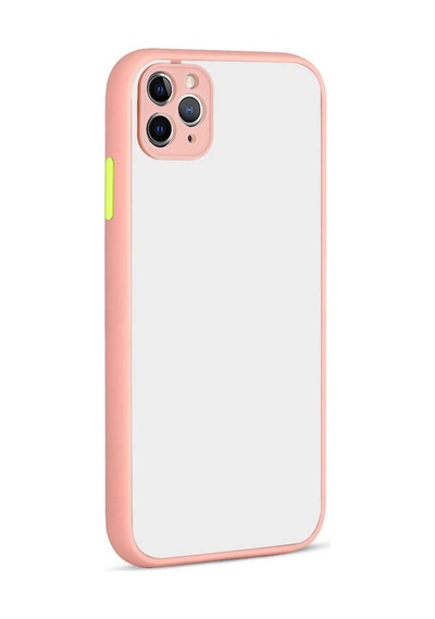 Apple Uyumlu iPhone 11 Pro Max Uyumlu Zore Hux Kılıf-pembe Pembe -
