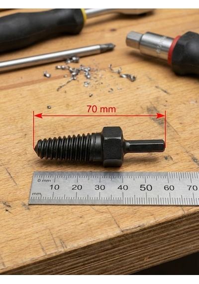 25 35 Mm 1/2 Matkap Uçlu Boru Çıkarıcı Matkapa Takılabilir Metal Boru Çıkartma Aparatı Kırık Hasarlı Borular İçin