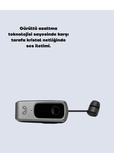 Zenvia Geri Çekilebilir Kablolu Bluetooth İş Kulaklığı Znv2026