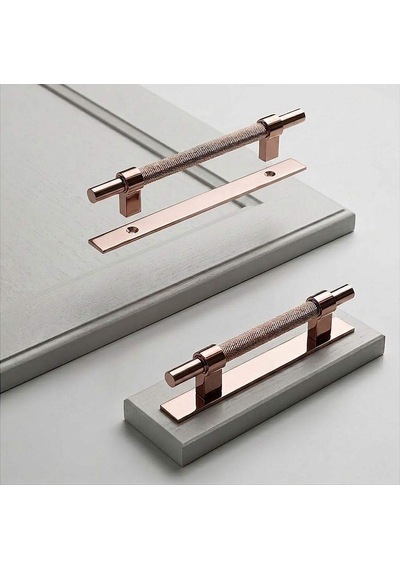 System Mobilya Kulp Tabanı Rose Renk 192mm Sy0416 0192 Rs Çok Renkli