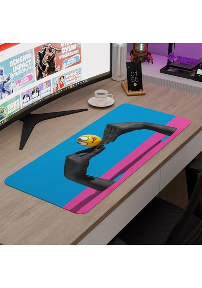 Maksimalizm Oyuncu Gaming Mouse Pad Kauçuk Kaymaz Taban Mousepad V3, 70x30 Xl