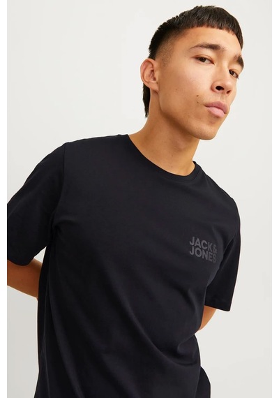Jack & Jones  Jjecorp Logo Tee Ss O-Neck Noos Erkek  Siyah Tişört