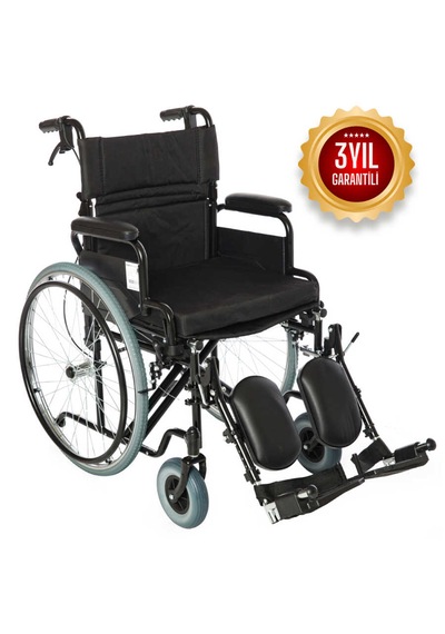 Römer R221b Özellikli Baldır Destekli Manuel Tekerlekli Sandalye 51 Cm