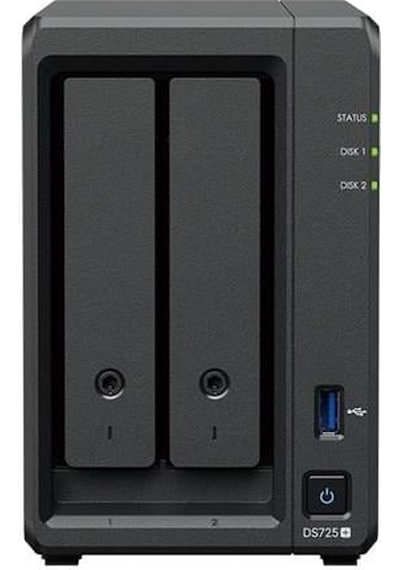 Synology Ds725 Plus Ryzen 1600-4gb Ram- 2-diskli Nas Server Disksiz