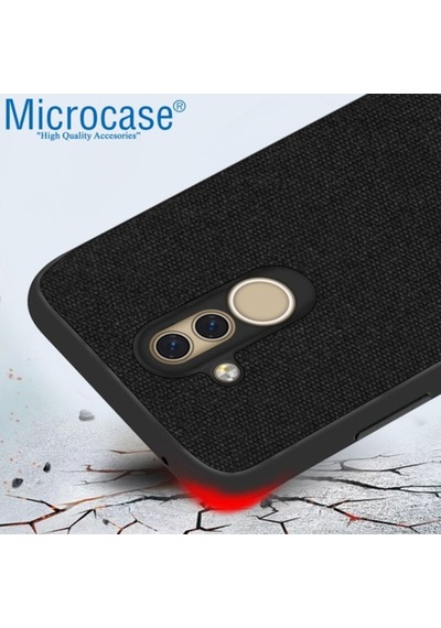 Huawei Mate 20 Lite Fabrik Serisi Kumas & Deri Desen Kilif 391898586