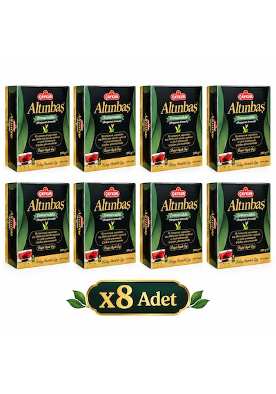 Çaykur Altınbaş Tomurcuklu Bergamot Aromalı Bardak Poşet Çay 200gr X8 Adet