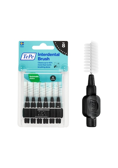 1.5 Mm - Siyah Diş Arayüz Fırçası 1 X 6 Adet