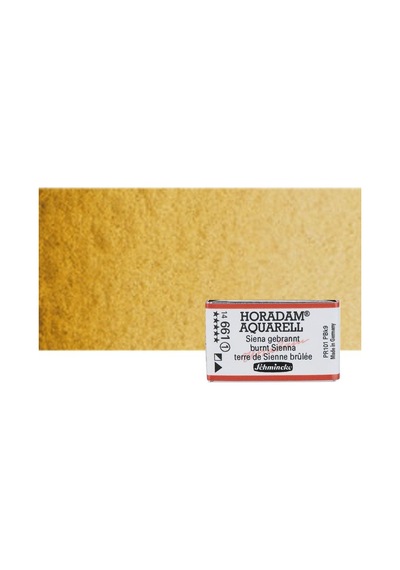 Schmincke Horadam Aquarell 1/1 Tablet 661 Burnt Sienna Seri 1