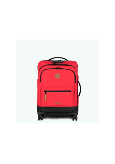 Pıtas Cabaia Soft Suitcase 4 Wheels Cebu Small Unisex Valiz Pink
