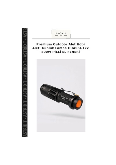 Premium Outdoor Alet Hobi Aleti Günlük Lamba Guassı-122 800w Pilli El Feneri Çok Renkli