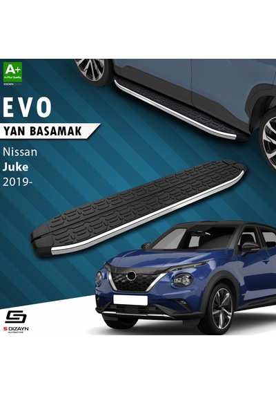S-dizayn Nissan Juke 2 Evo Krom Yan Basamak 173 Cm 2019 Üzeri A+ Kalite