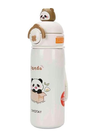 Shotay Termos Matara Panda 430 Ml. Beyaz Sht-st-8818