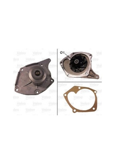VALEO 506863 Devirdaim Su Pompası CLIO III Kangoo II Megane II 05- Fluence / Logan Duster / Micra Note Qashqai 1.5 DCI