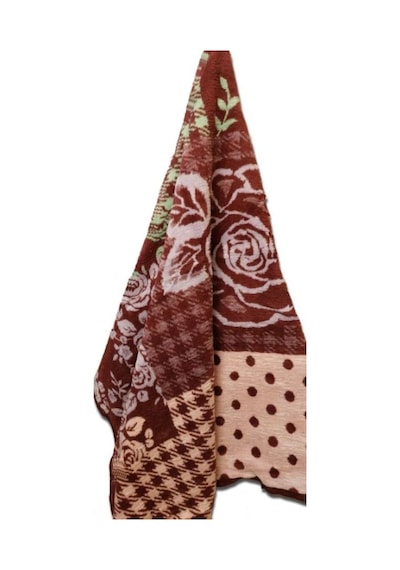 Algelsineve Rosenim Bordo Peluş Akrilik Çift Kişilik Battaniye Bordo