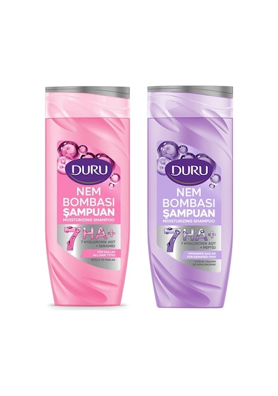 Duru 2'li Nem Bombası Şampuan Yıpranmış Saçlar Ve Tüm Saçlar İçin 400 Ml Tüm Saçlar