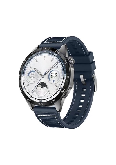 Huawei Gt2 46mm Uyumlu Sbt- Krd-102 22mm Silikon Kordon-turuncu