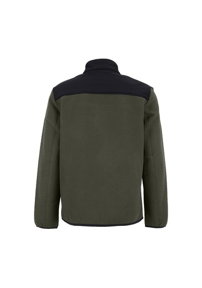 Discovery Expedition D6wm-swt3746 Haki Dik Yaka Jakarlı Erkek Polar Sweatshırt