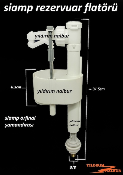 Siamp Flatör Dik Rezervuar İç Takım Şamandıra Kaliteli