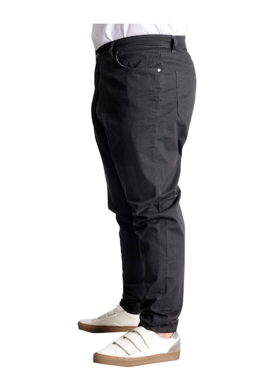 Mode Xl Büyük Beden Keten 5 Cep Milano Classic Pantolon 20902 Antrasit 001