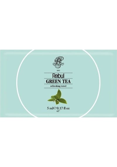 Rebul 65 Derece Green Tea Kolanyalı Mendil 5 ML 50'li