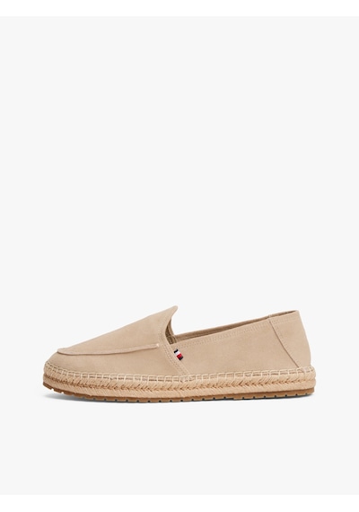 Tommy Hilfiger Hılfıger Flex Espa Suede Loafer Erkek Bej Günlük Ayakkabı - Fm0fm05392